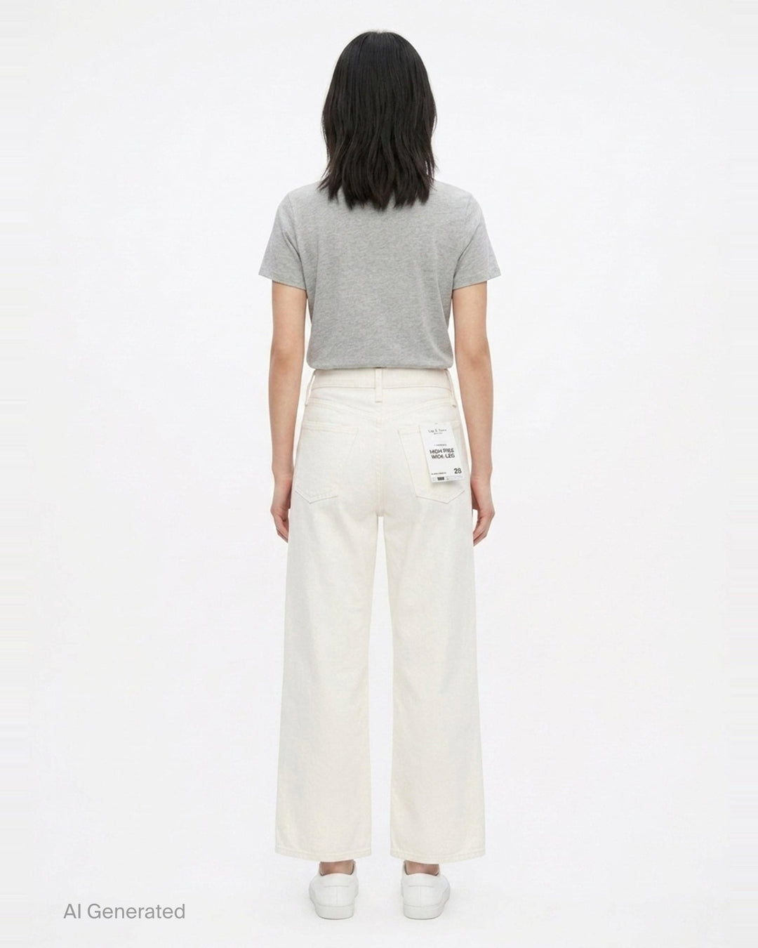 Ankle Wide Jeans | rag & bone | Club21 - back