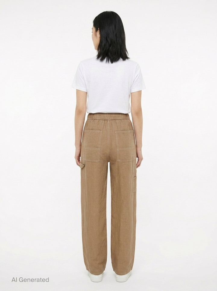 Atlas Linen Pants | rag & bone | Club21 - back