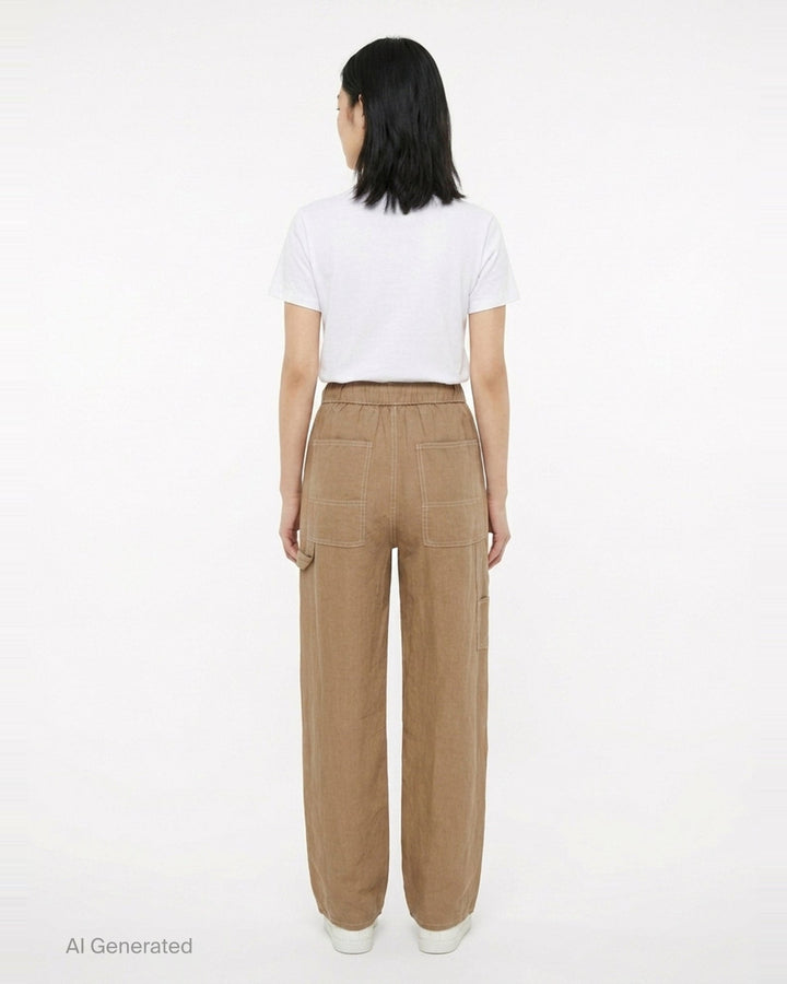 Atlas Linen Pants | rag & bone | Club21 - back