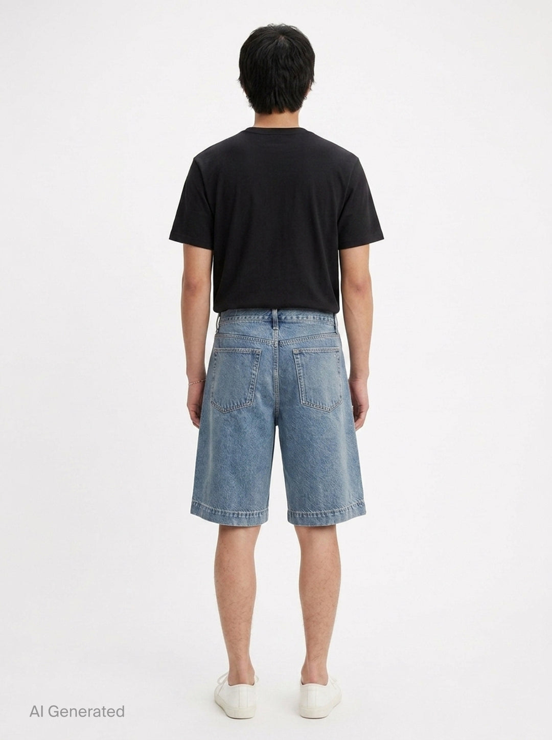 Baggy Denim Shorts | rag & bone | Club21 - back