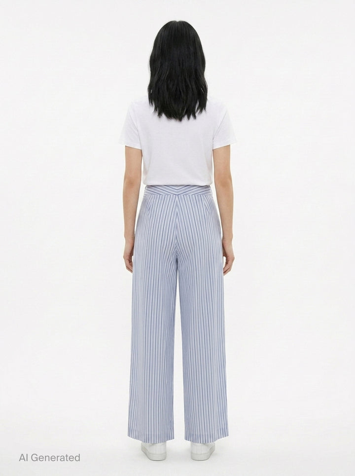 Chappell Stripe Poplin Pants | rag & bone | Club21 - back