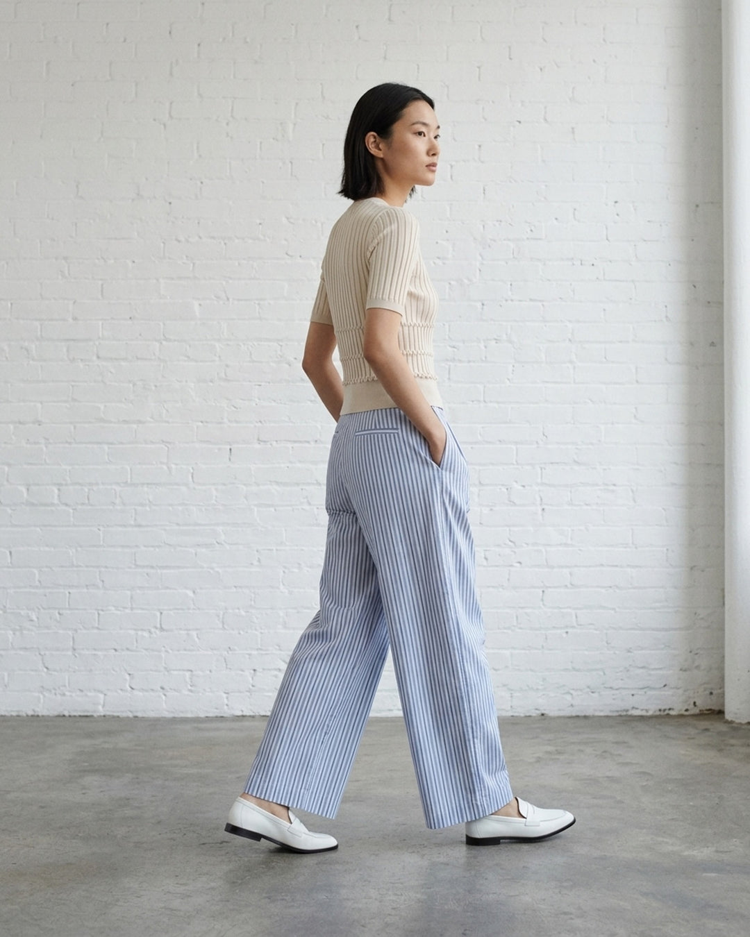 Chappell Stripe Poplin Pants | rag & bone | Club21 - lifestyle