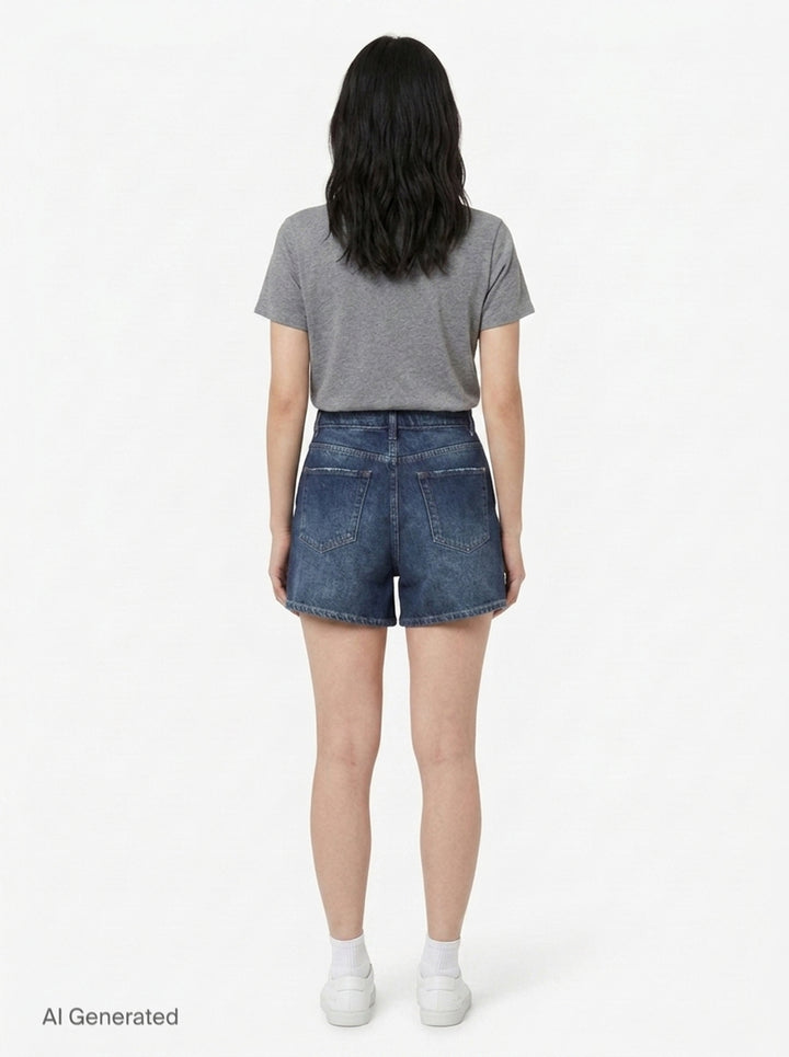 Denim Walking Shorts | rag & bone | Club21 - back