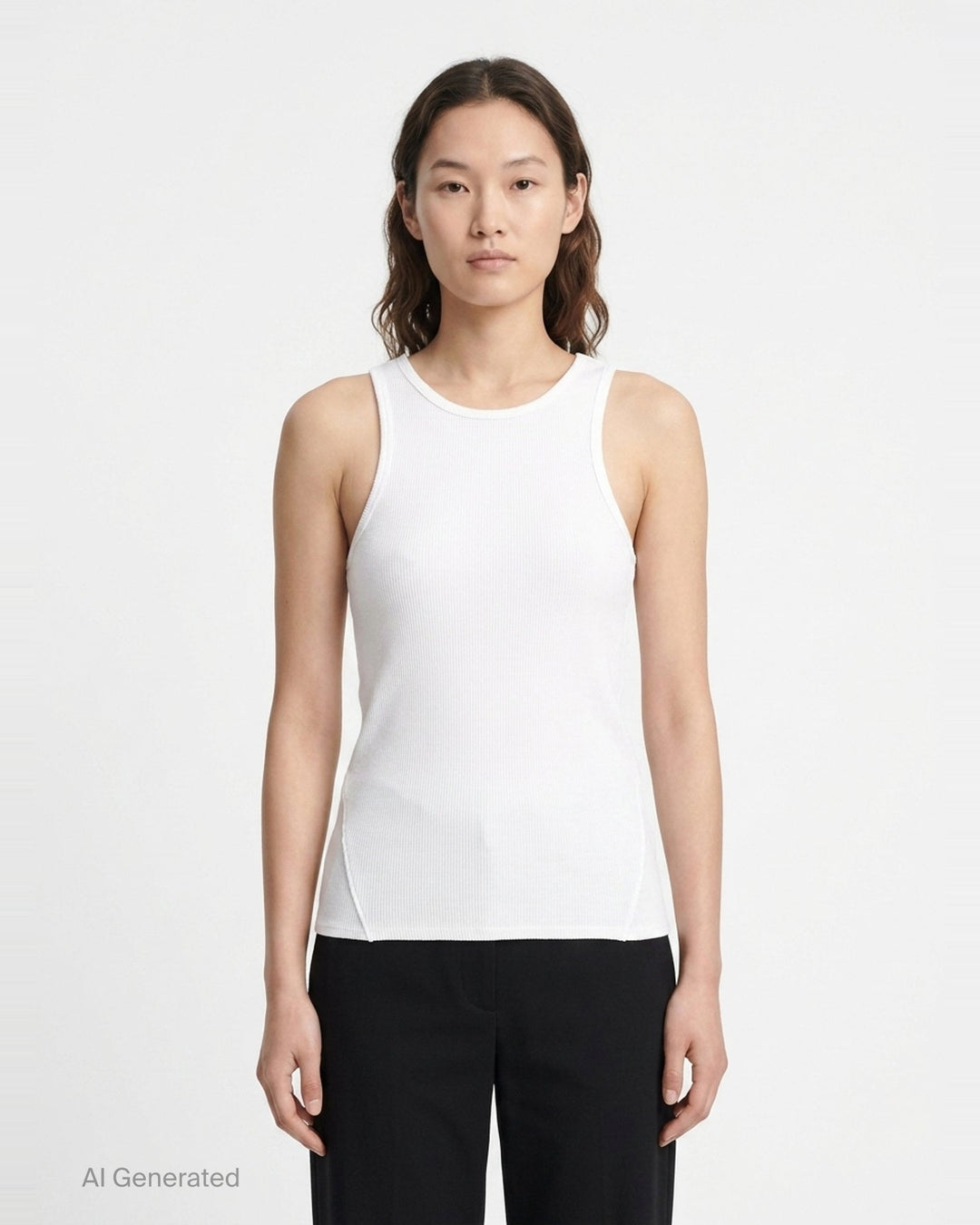 Essential Rib Tank | rag & bone | Club21 - front