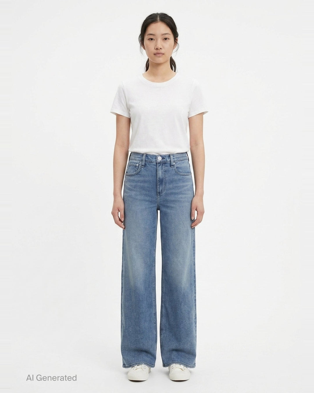 Flexi Andi Full Wide Jeans | rag & bone | Club21 - front