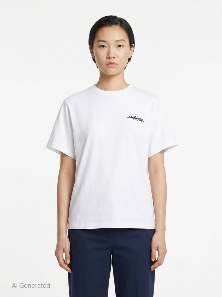 Giovanni Logo Tee | rag & bone | Club21 - front