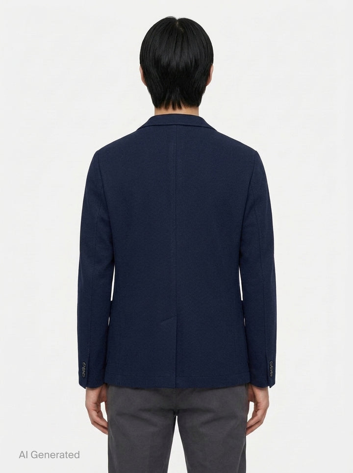 Knit Piqué Blazer | rag & bone | Club21 - back