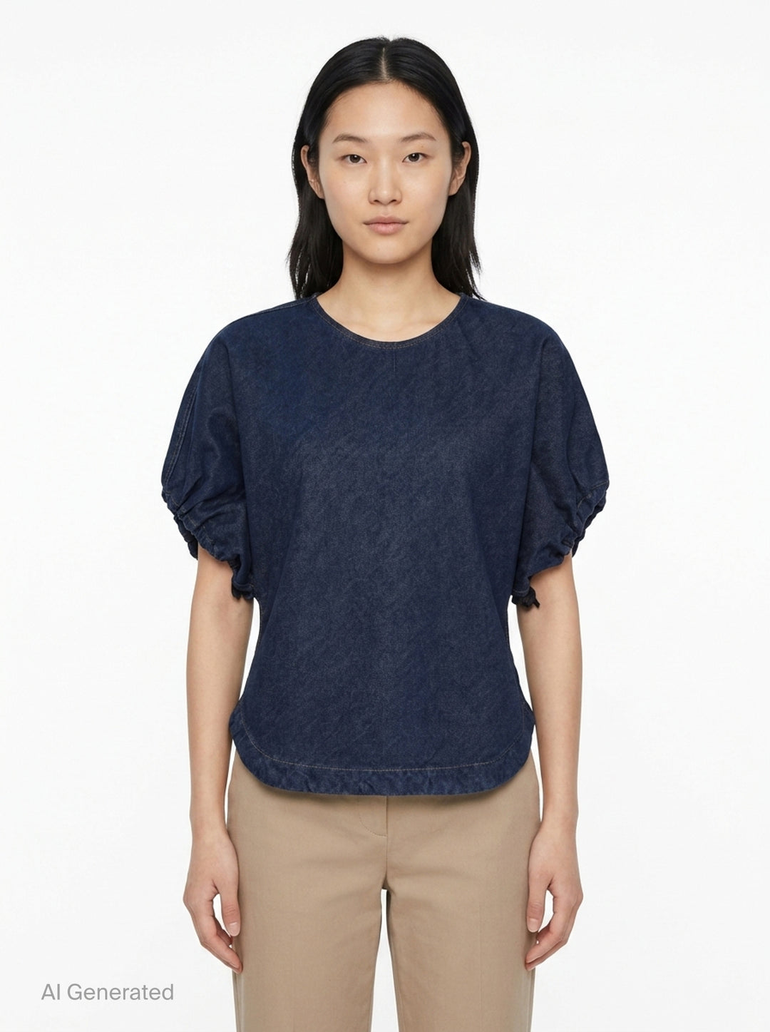 Laura Denim Top | rag & bone | Club21 - front
