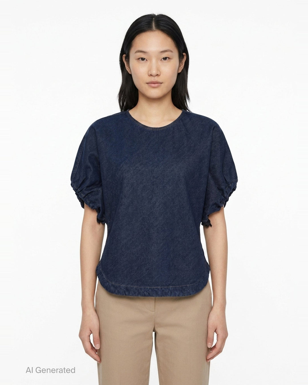 Laura Denim Top | rag & bone | Club21 - front