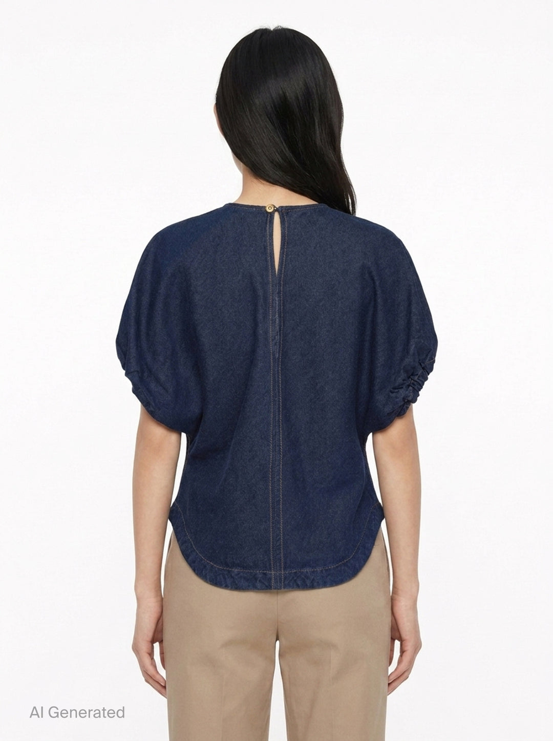 Laura Denim Top | rag & bone | Club21 - back