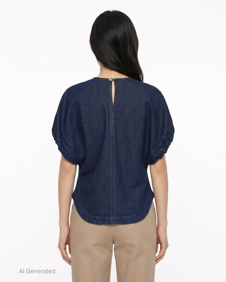 Laura Denim Top | rag & bone | Club21 - back