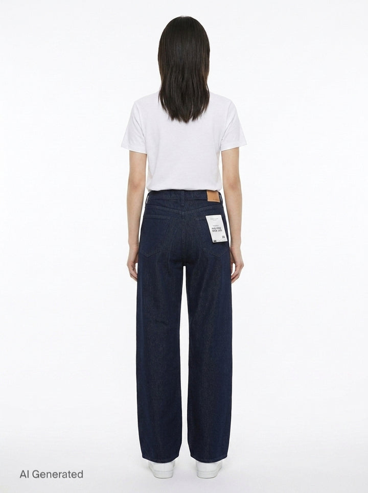 Logan Wide Leg Jeans | rag & bone | Club21 - back