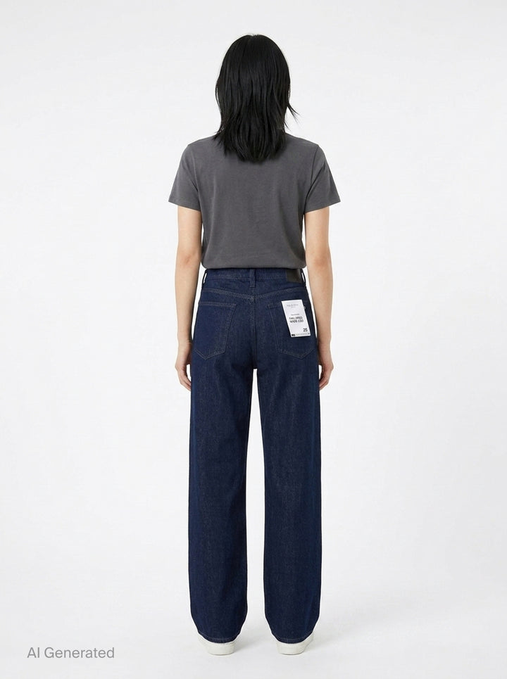 Logan Wide Leg Jeans | rag & bone | Club21 - back