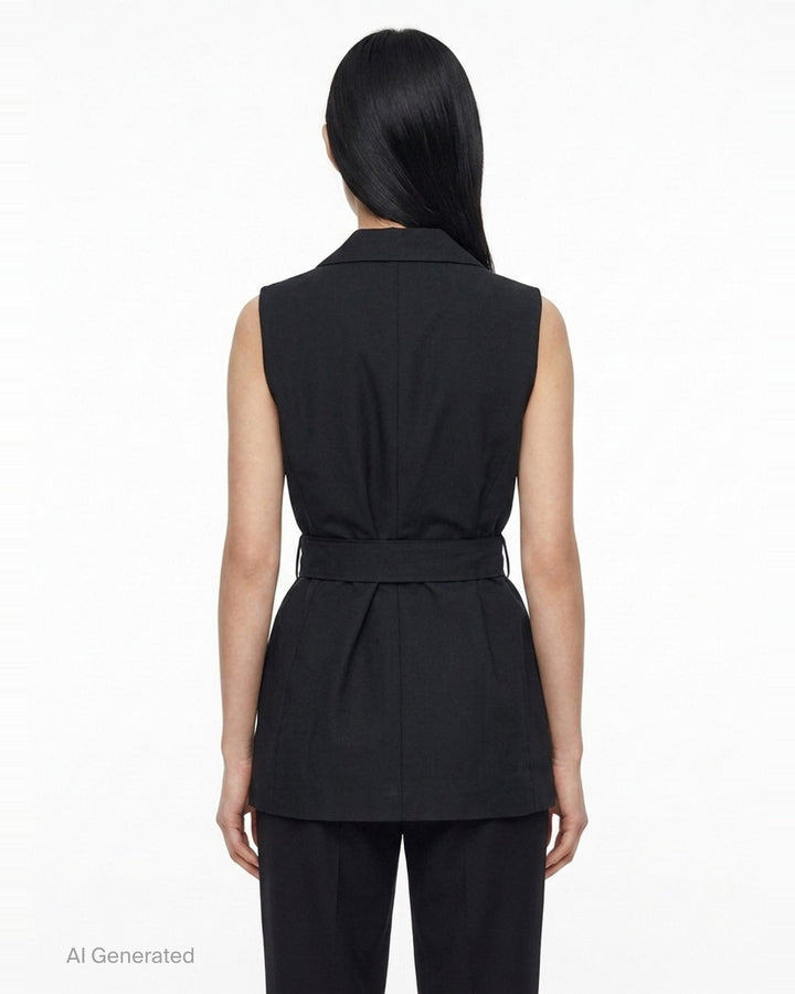 Mandi Belted Vest | rag & bone | Club21 - back