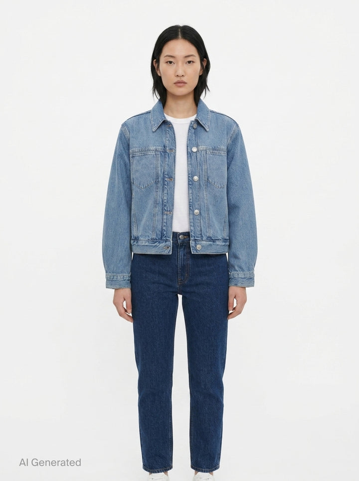Marie Trucker Denim Jacket | rag & bone | Club21 - front