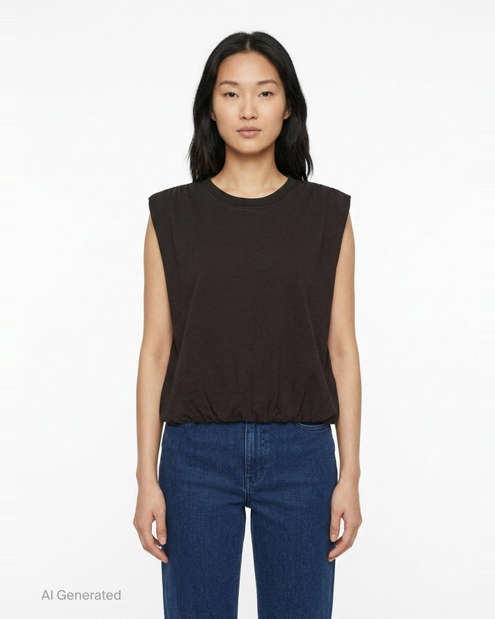 Mica Bubble Tank Top | rag & bone | Club21 - front