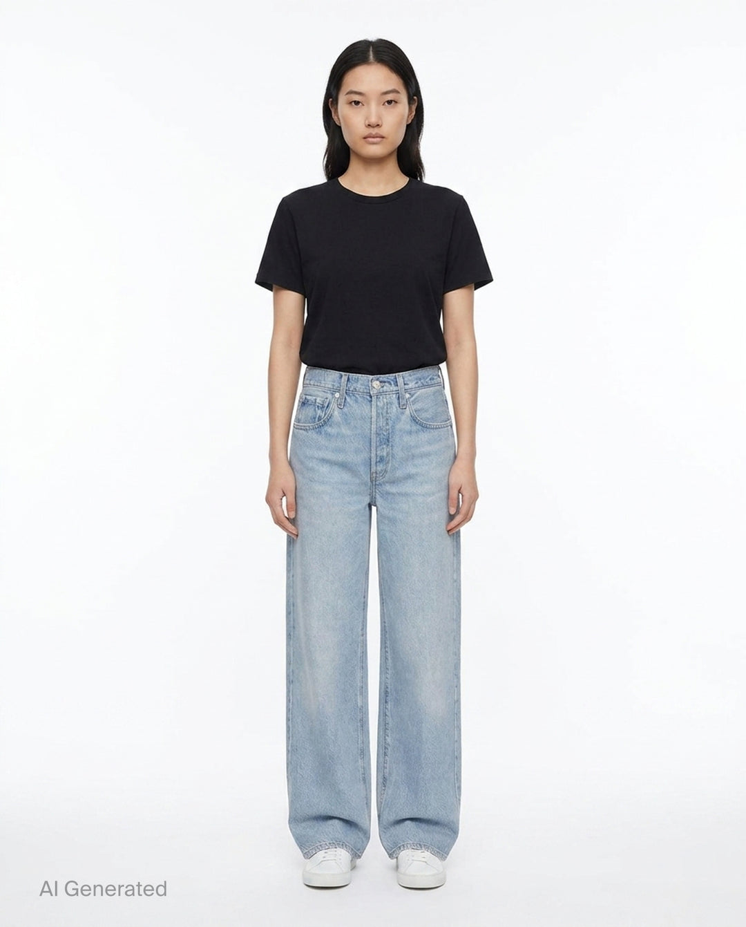 Miramar Ankle Wide-Leg Jeans | rag & bone | Club21 - front