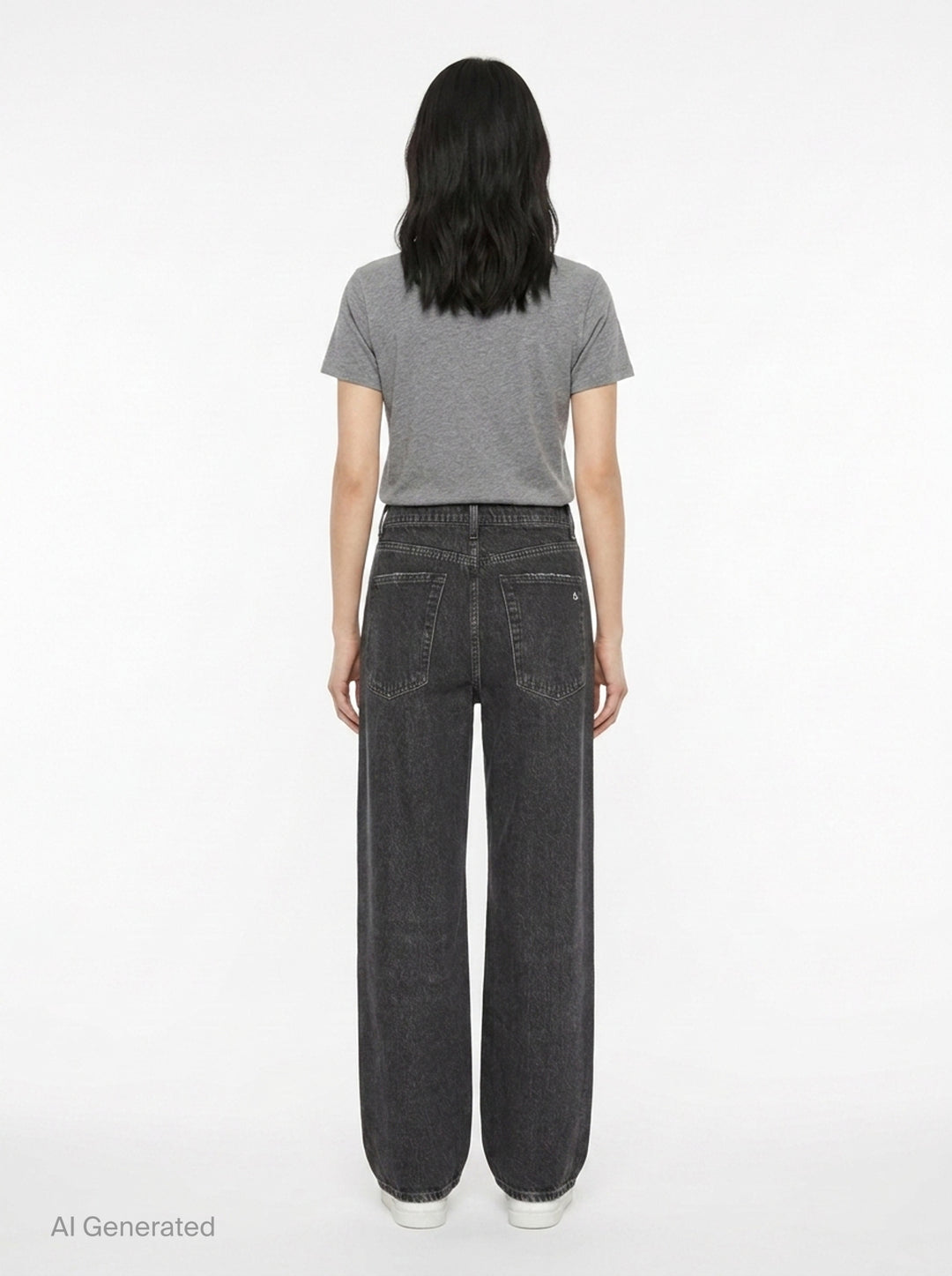 Miramar Ankle Wide-Leg Jeans | rag & bone | Club21 - back