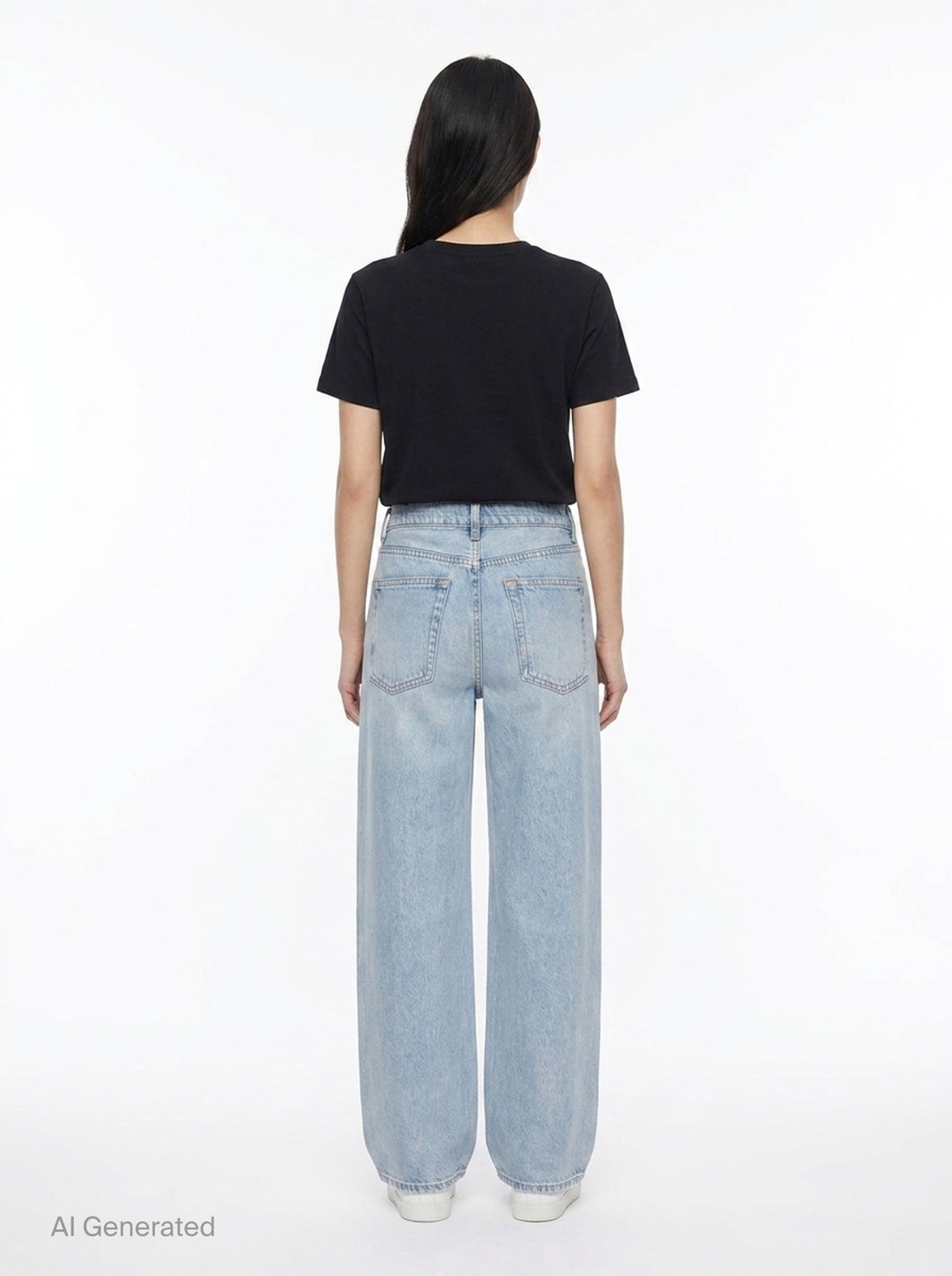 Miramar Ankle Wide-Leg Jeans | rag & bone | Club21 - back