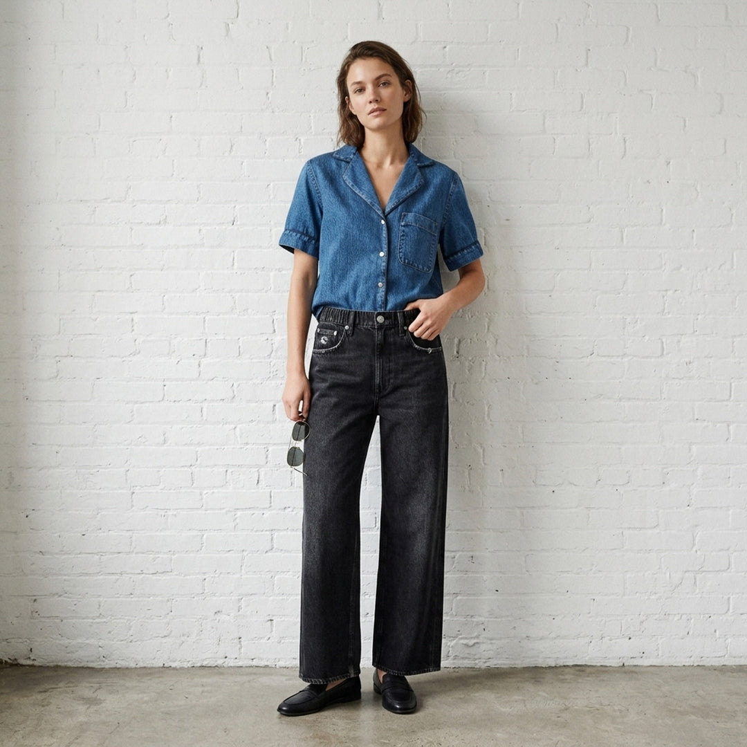 Miramar Ankle Wide-Leg Jeans | rag & bone | Club21 - lifestyle