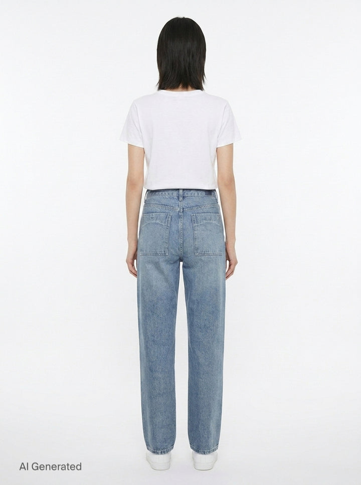 Miramar Carpenter Wide-Leg Jeans | rag & bone | Club21 - back