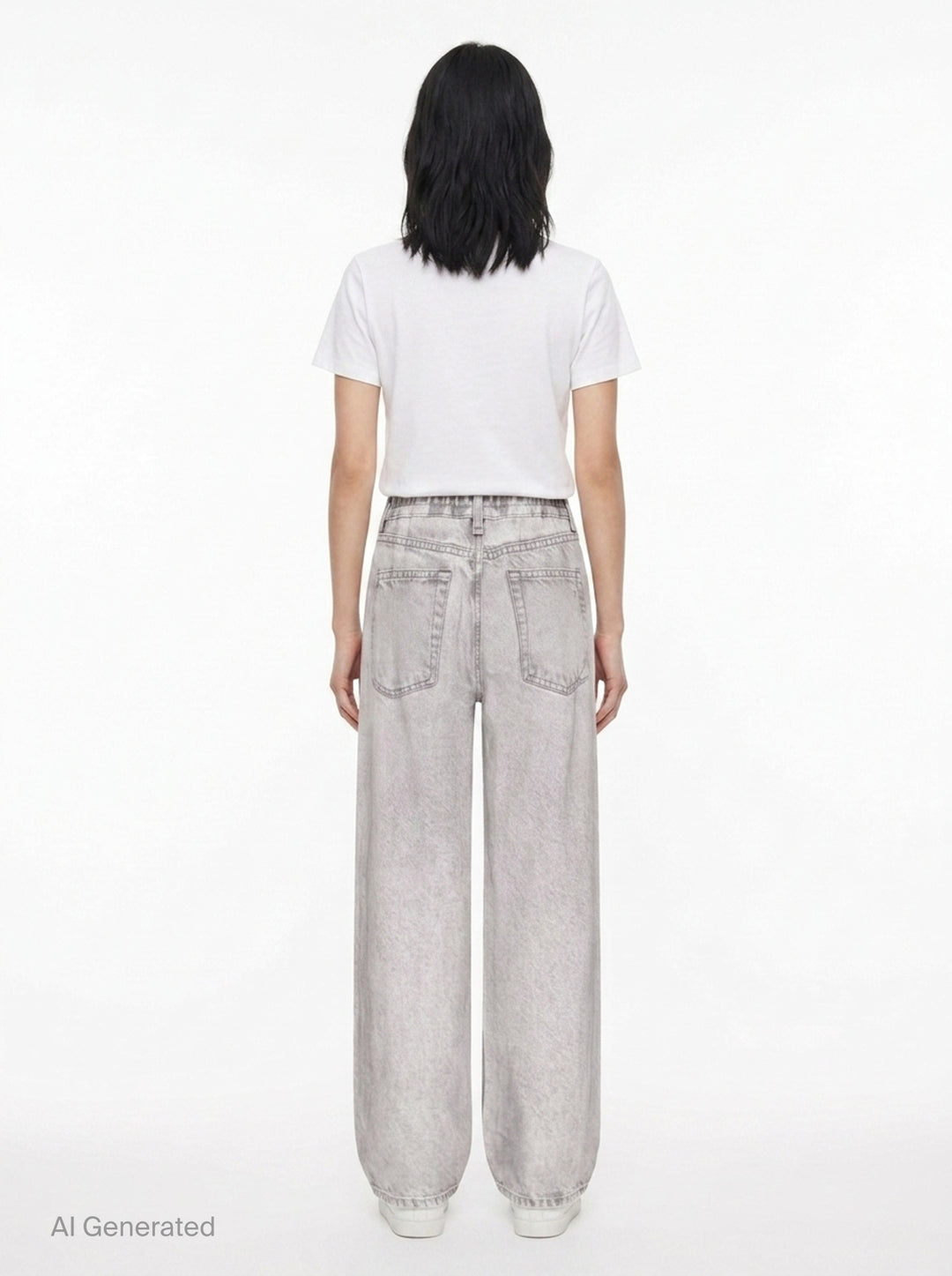 Miramar Drawcord Wide Leg Jeans | rag & bone | Club21 - back