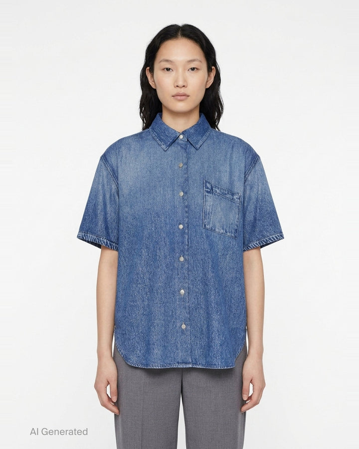 Miramar Short Sleeve Shirt | rag & bone | Club21 - front