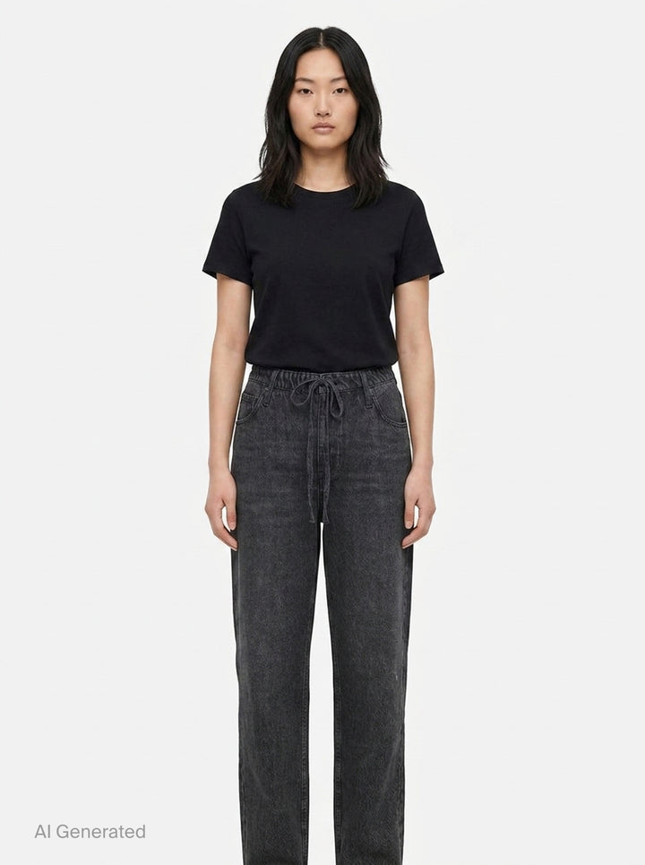 Miramar Slink Drawstring Jeans | rag & bone | Club21 - front