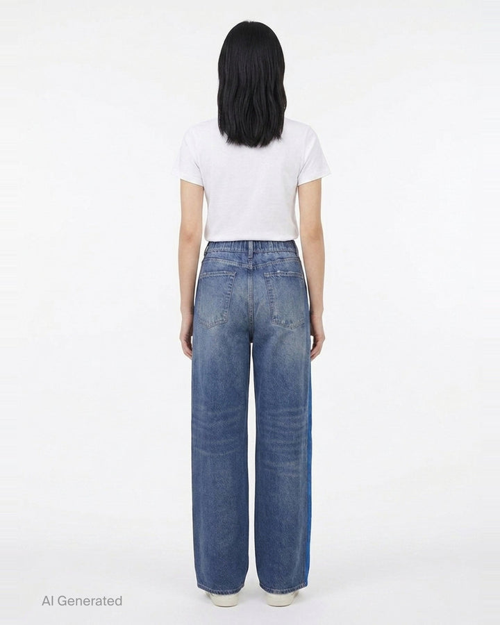 Miramar Terry Track Pull-On Jeans | rag & bone | Club21 - back