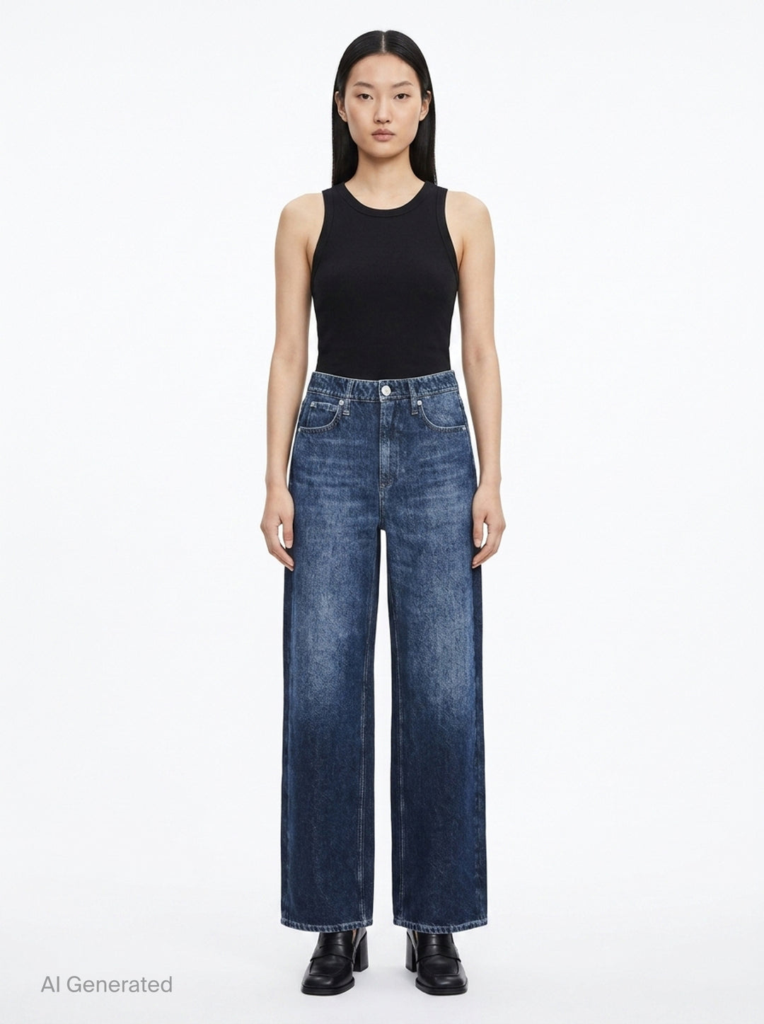Miramar Wide Leg Jeans | rag & bone | Club21 - front