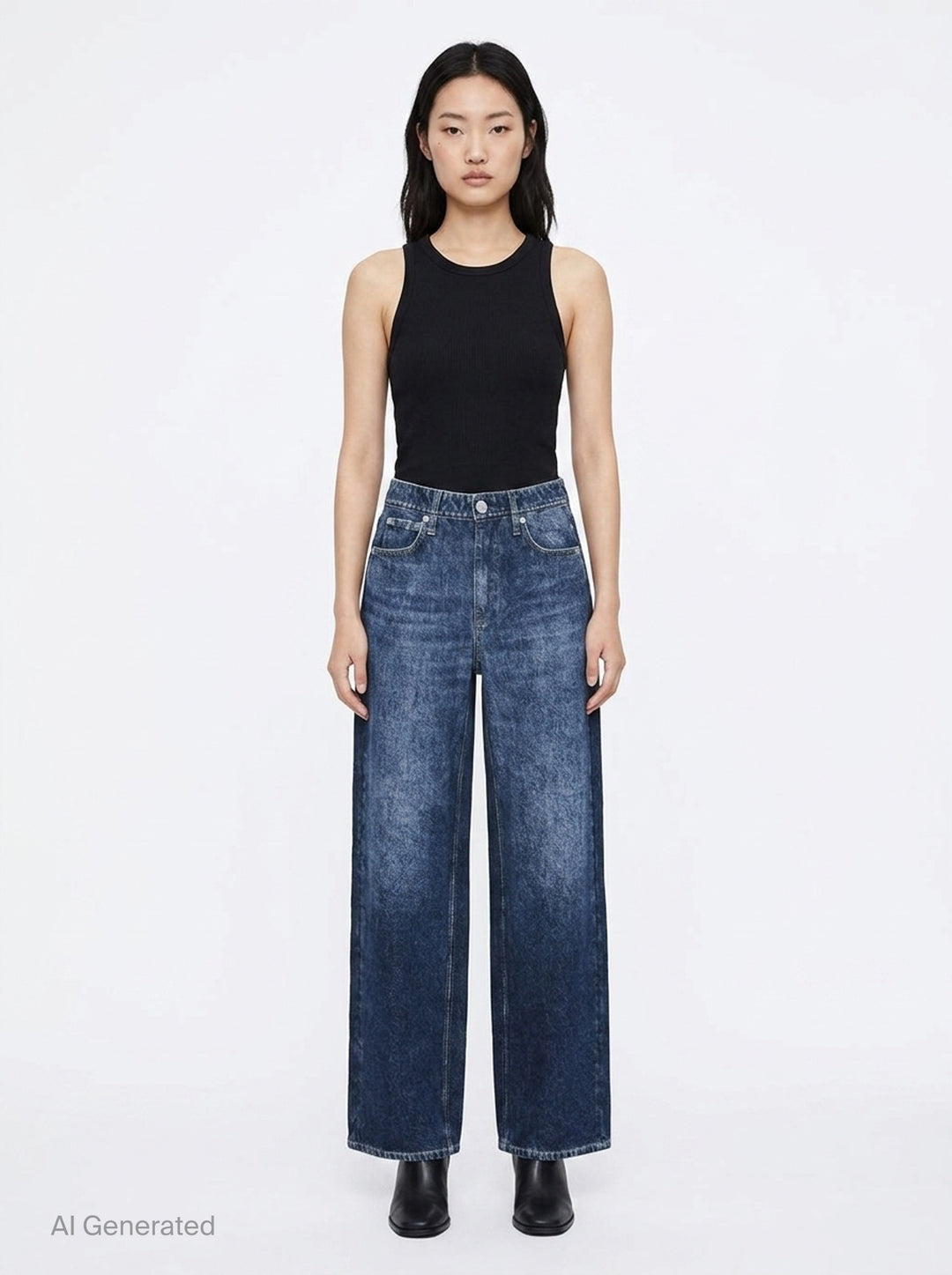 Miramar Wide Leg Jeans | rag & bone | Club21 - front