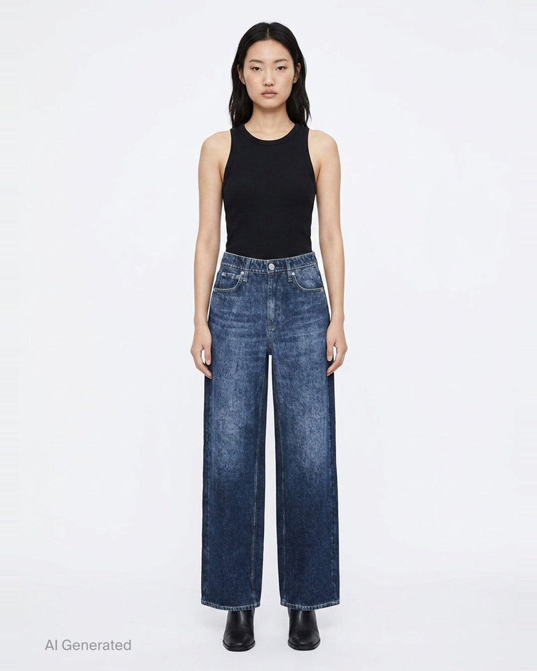Miramar Wide Leg Jeans | rag & bone | Club21 - front