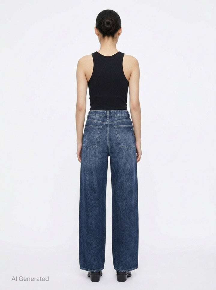 Miramar Wide Leg Jeans | rag & bone | Club21 - back