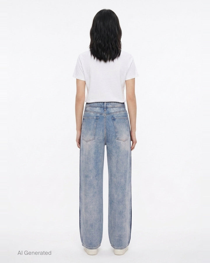 Miramar Wide Leg Jeans | rag & bone | Club21 - back