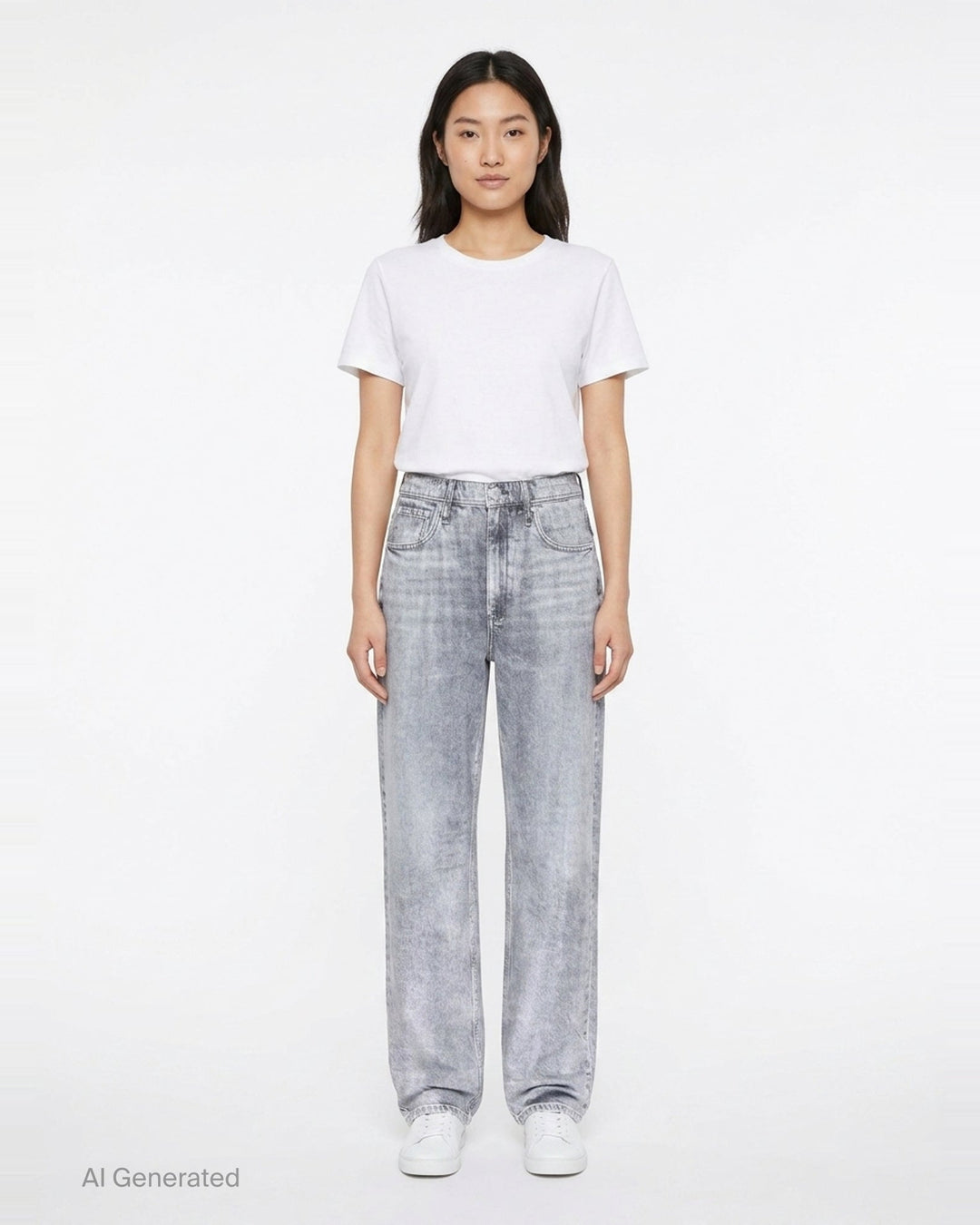 rag & bone Miramar Wide Pull-On Jeans in light indigo wash, featuring a relaxed wide-leg silhouette, pull-on waistband, and five-pocket construction with vintage sun-bleached fading - front