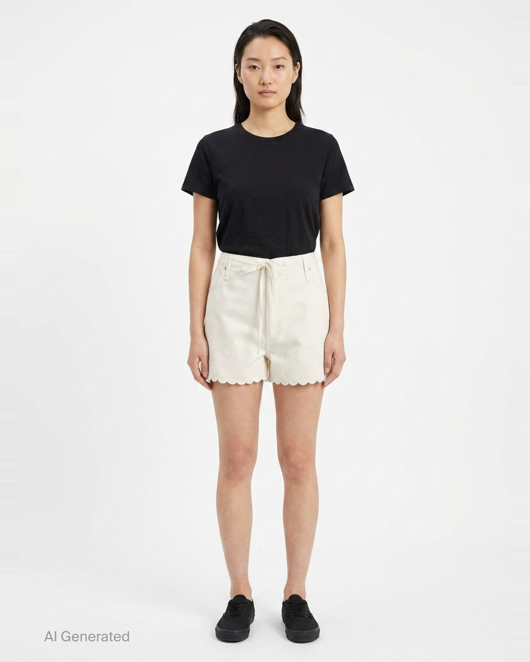 Nolan Scallop Hem Shorts | rag & bone | Club21 - front