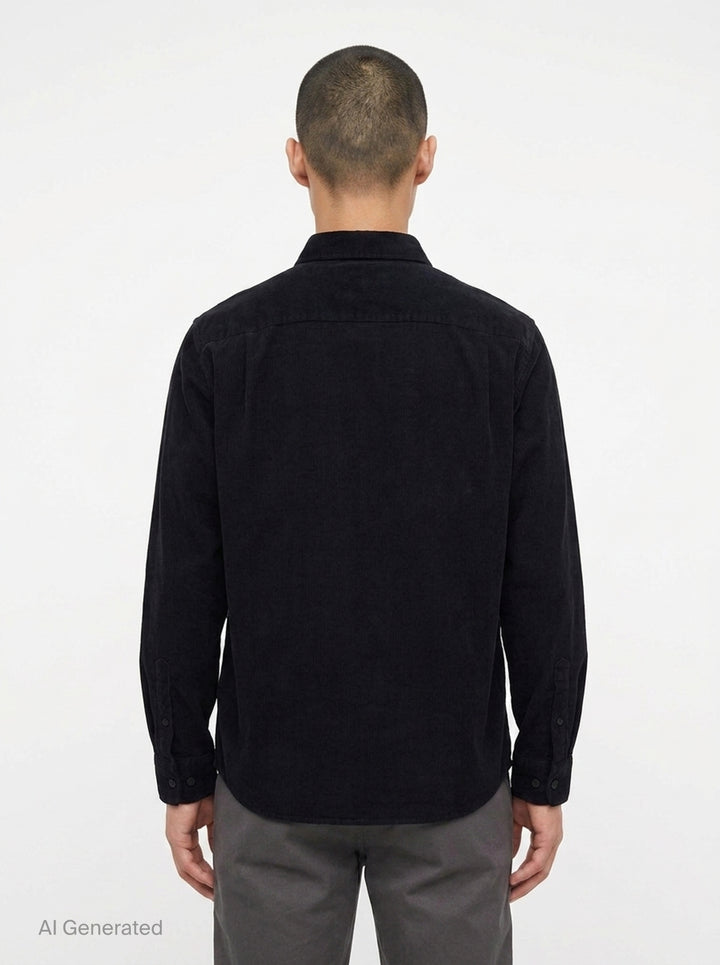 Relaxed Long Sleeve Corduroy Shirt | rag & bone | Club21 - back