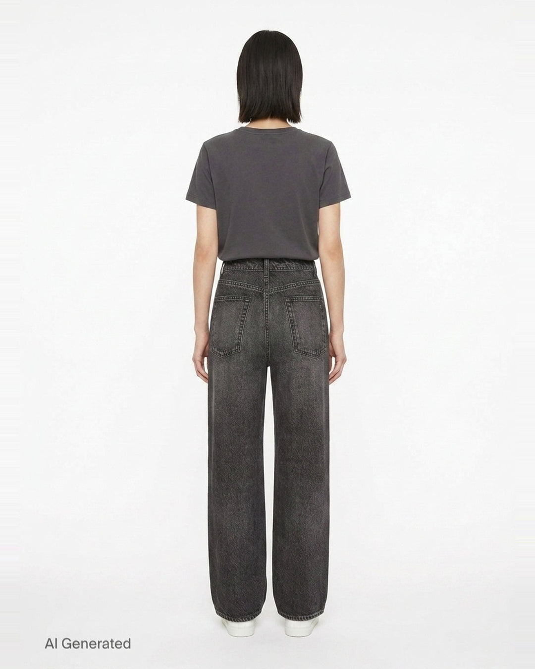 Side Stripe Wide Leg Jeans | rag & bone | Club21 - back