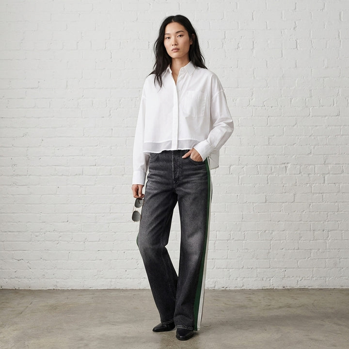 Side Stripe Wide Leg Jeans | rag & bone | Club21 - lifestyle