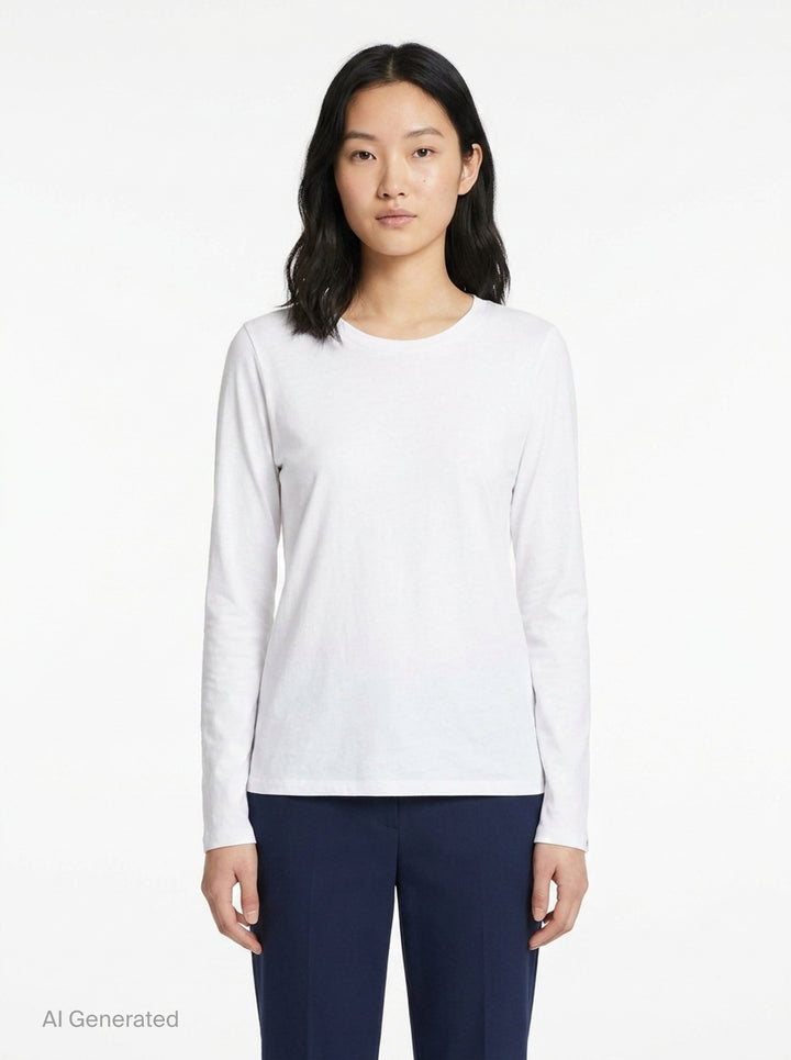 Slub Long Sleeve Tee | rag & bone | Club21 - front