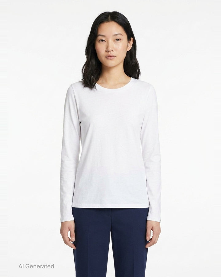 Slub Long Sleeve Tee | rag & bone | Club21 - front