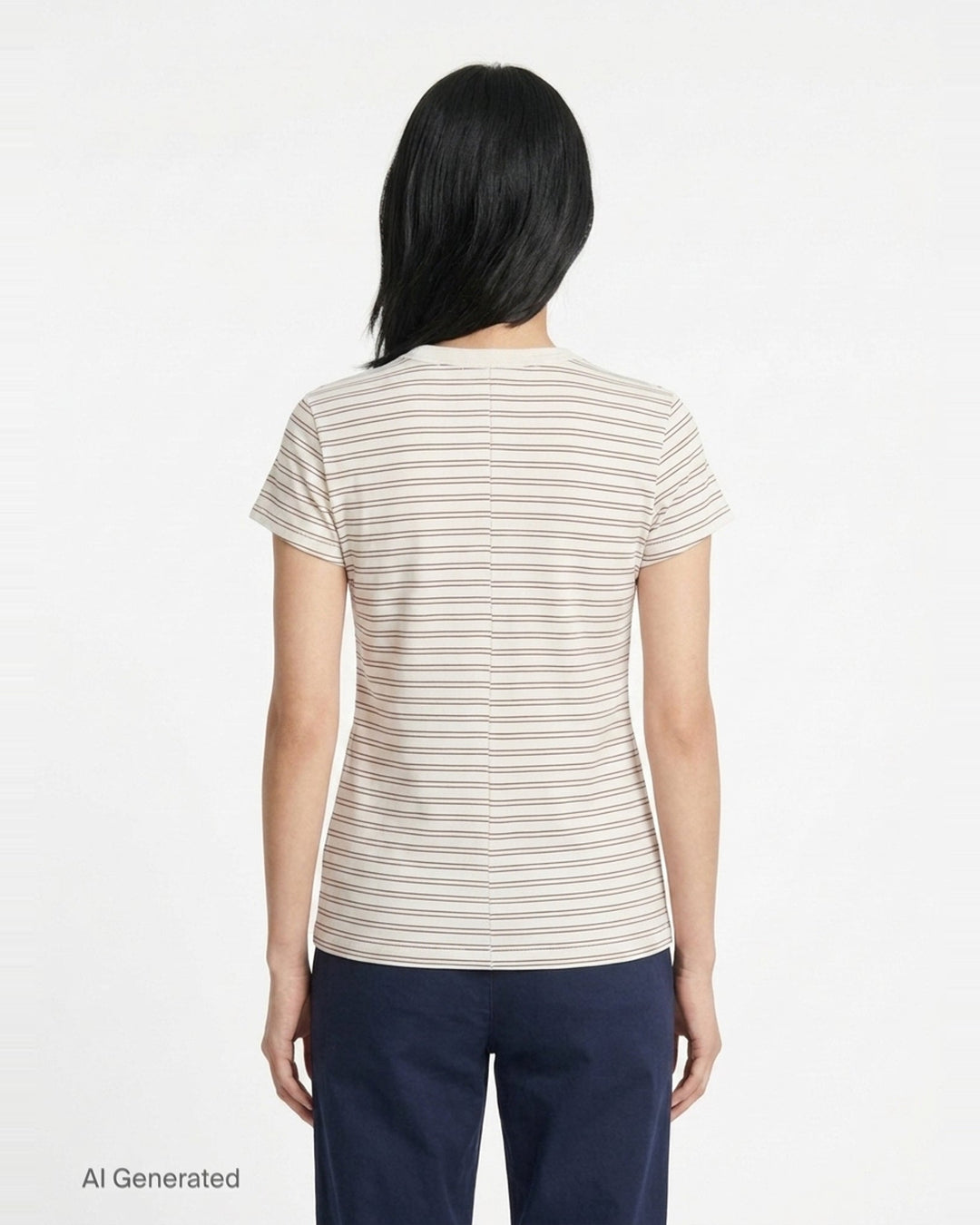 Slub Stripe Tee | rag & bone | Club21 - back