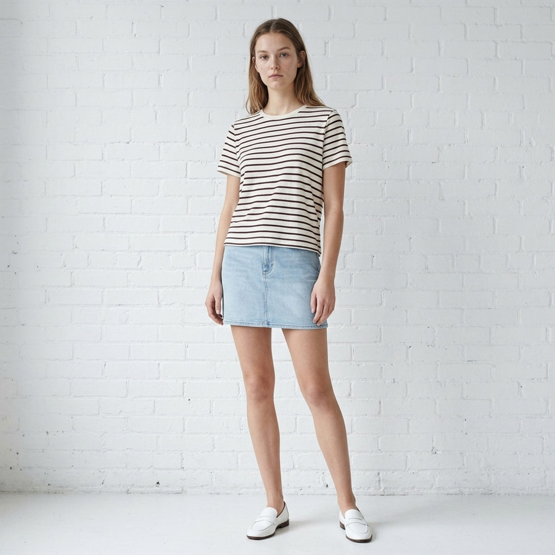 Slub Stripe Tee | rag & bone | Club21 - lifestyle