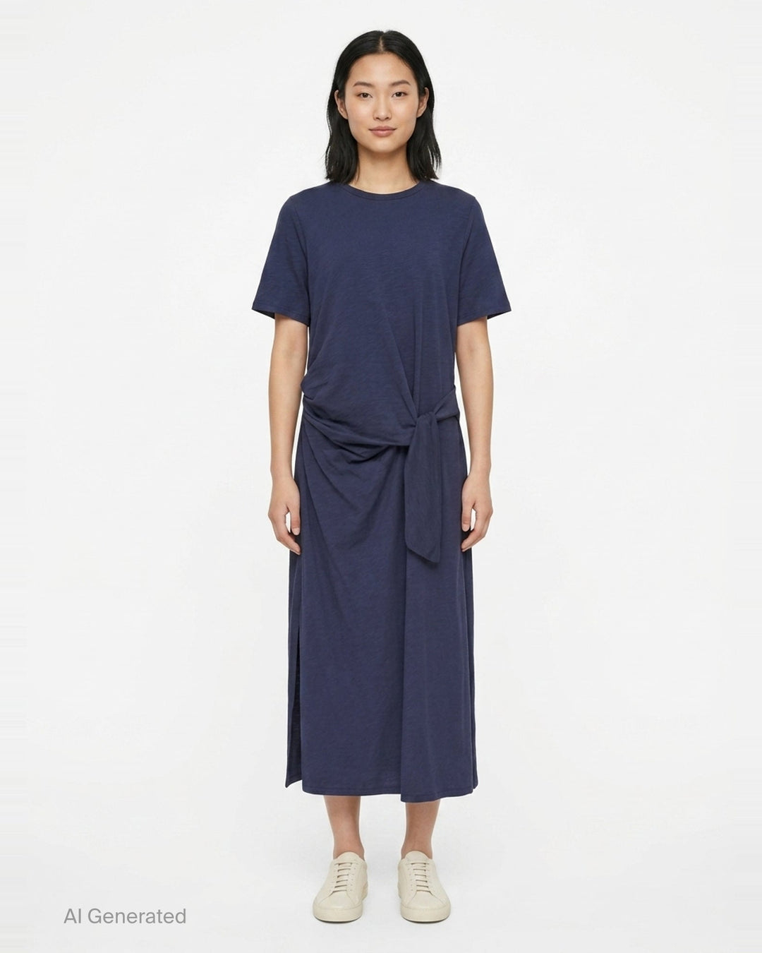 Slub Tee Midi Dress | rag & bone | Club21 - front