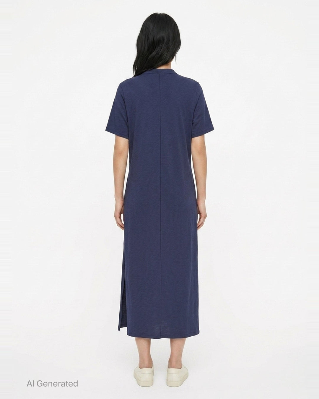 Slub Tee Midi Dress | rag & bone | Club21 - back