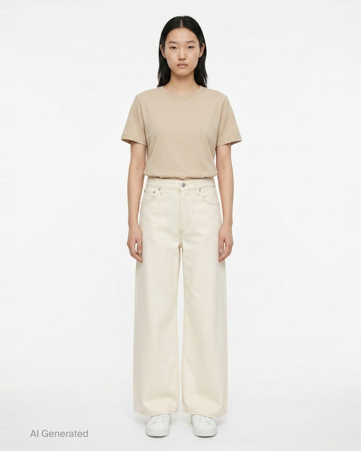 Sofie Ankle Wide Jeans | rag & bone | Club21 - front