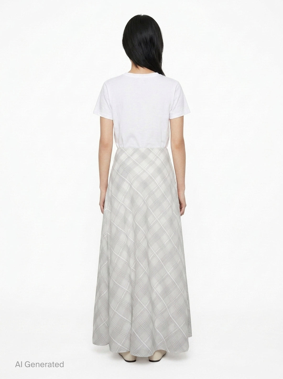 Wren Plaid Maxi Skirt | rag & bone | Club21 - back