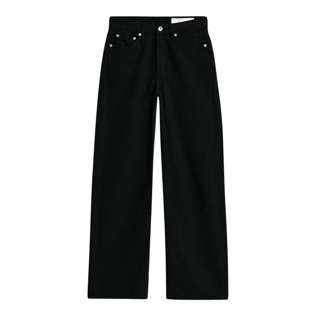 Club21 - rag & bone - Featherweight Logan Wide-Leg Jeans - JEANS - Black