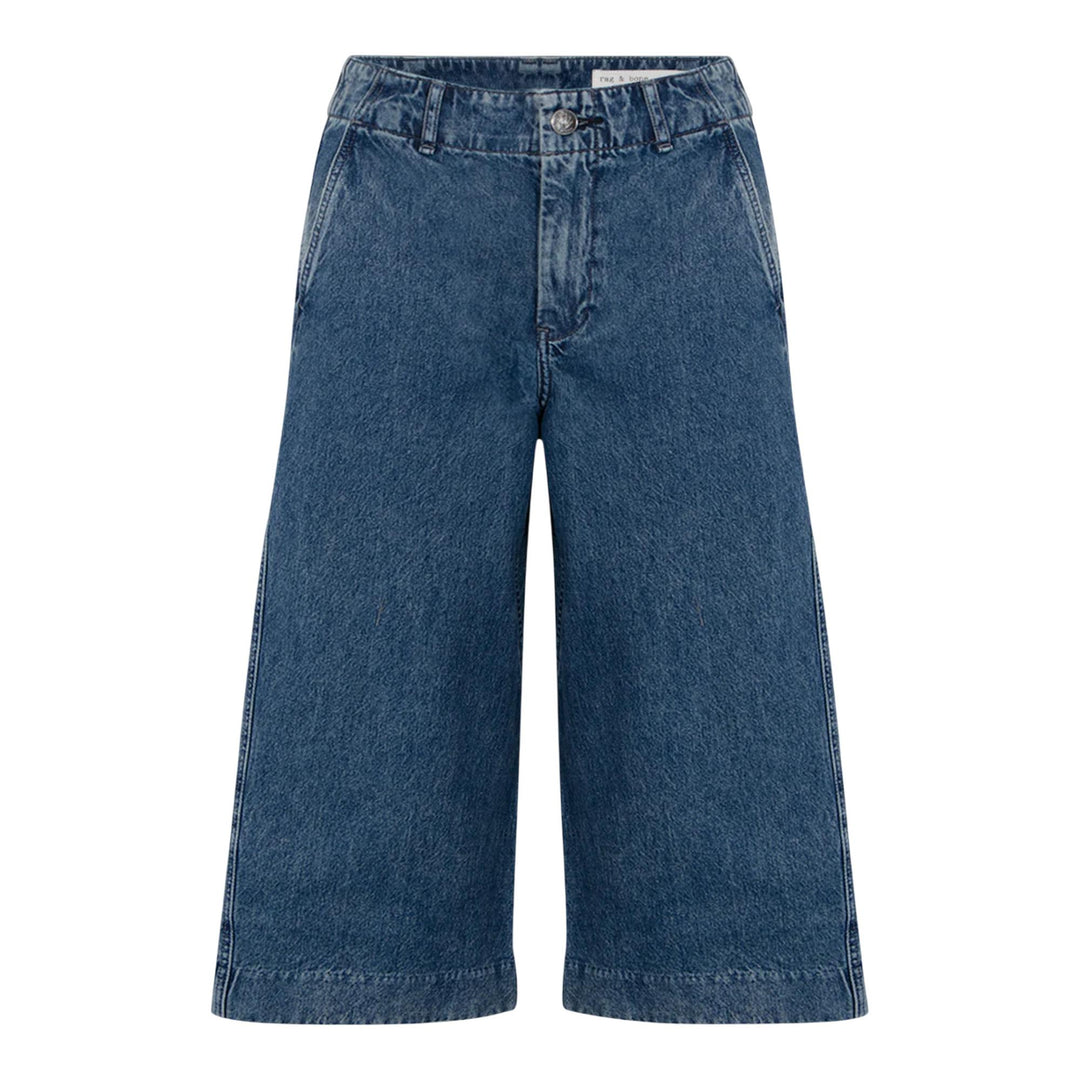 Club21 - rag & bone - Jamie High-Rise Tailored Culotte - JEANS - Dark Blue