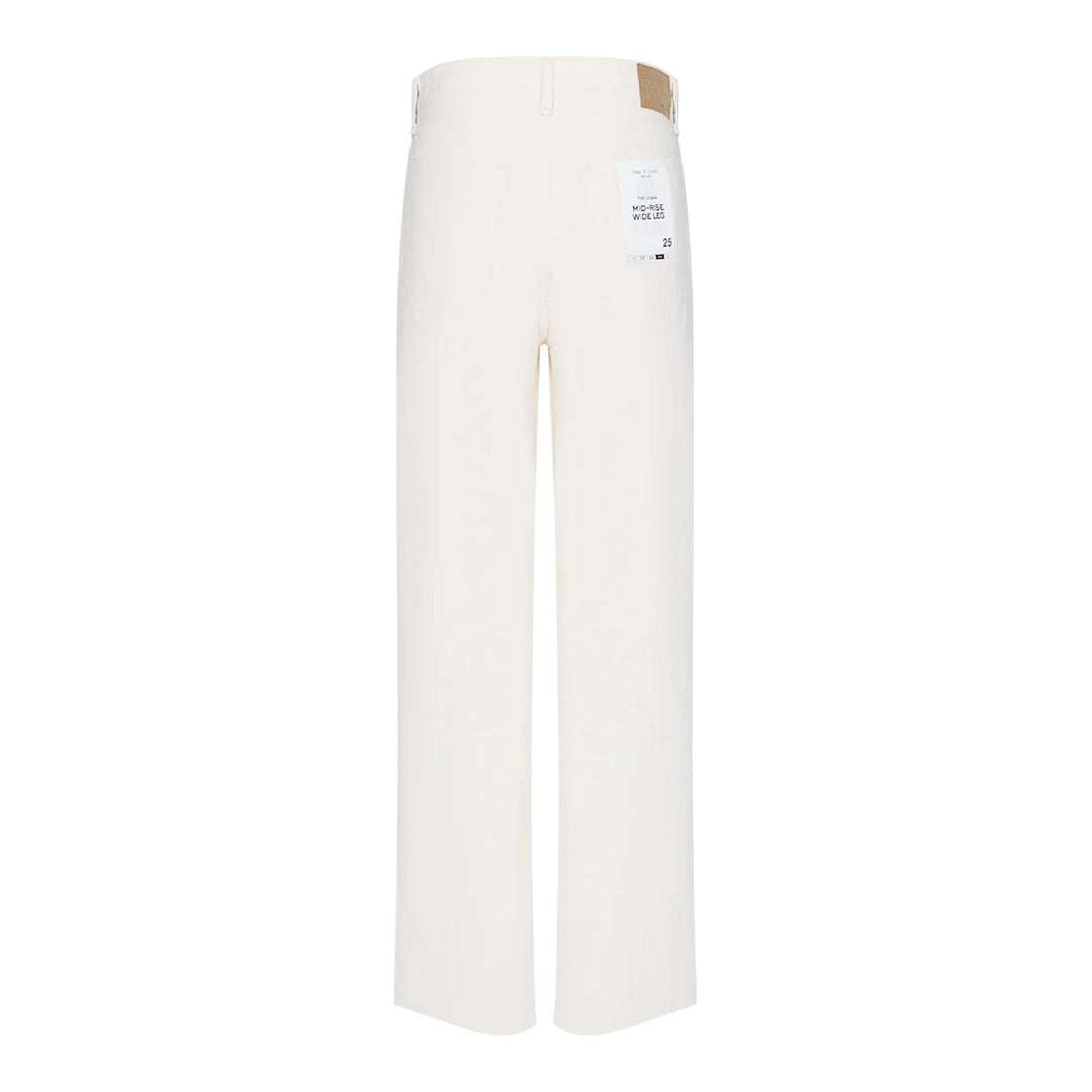 Club21 - rag & bone - Logan Mid-Rise Wide Leg Jeans - JEANS - Beige